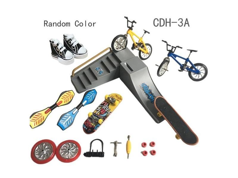 Finger Skate Board Bikes Tech Two Wheels Mini Scooter Fingertip Bmx Bicycle Set Carousel 1
