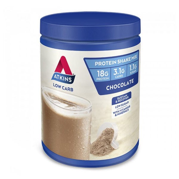 Atkins Low Carb Chocolate Protein Shake Mix 330g Carousel 1