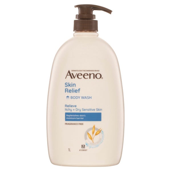 Aveeno Skin Relief Gentle Fragrance Free Body Wash Relieve Extra Dry Itchy Se... Carousel 1
