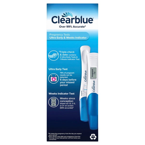 Clearblue Pregnancy 1 Digital Test & 2 Visual Test Kit Carousel 2