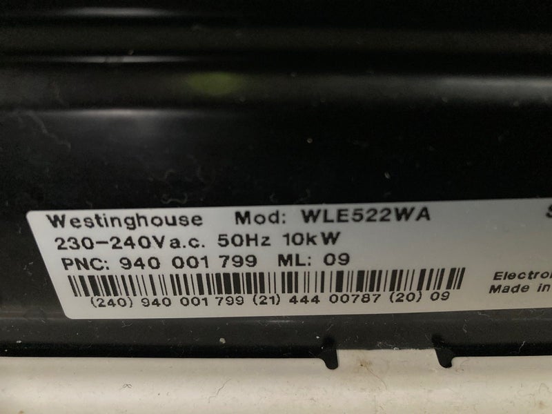 WESTINGHOUSE WLE522 FREESTANDING ELECTRIC OVEN (location Lower Hutt)62956659645698114
