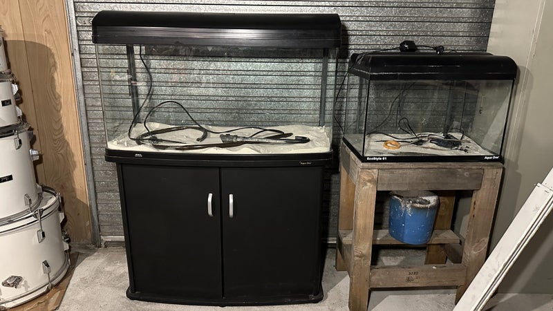 Aqua one ar980 & eco style 61 tanks and canister filters. Carousel 1