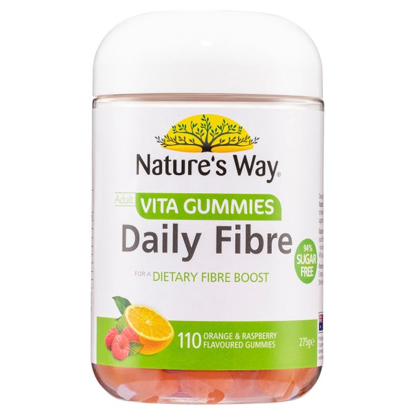 Nature's Way Adult Vita Gummies Daily Fibre 94% Sugar Free 110 Carousel 1