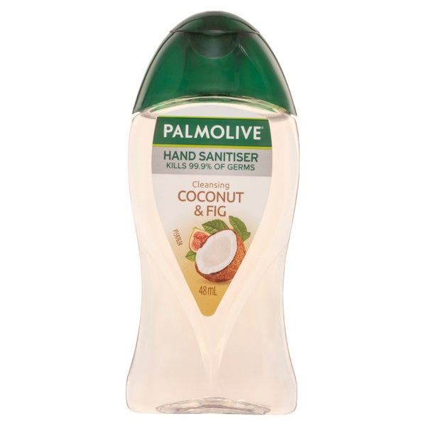 Palmolive Antibacterial Instant Hand Sanitiser, 48mL, Coconut & Fig, Travel S... Carousel 1