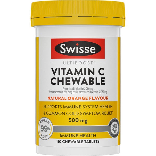 Swisse Ultiboost Vitamin C Chewable 110 Tablets Carousel 1