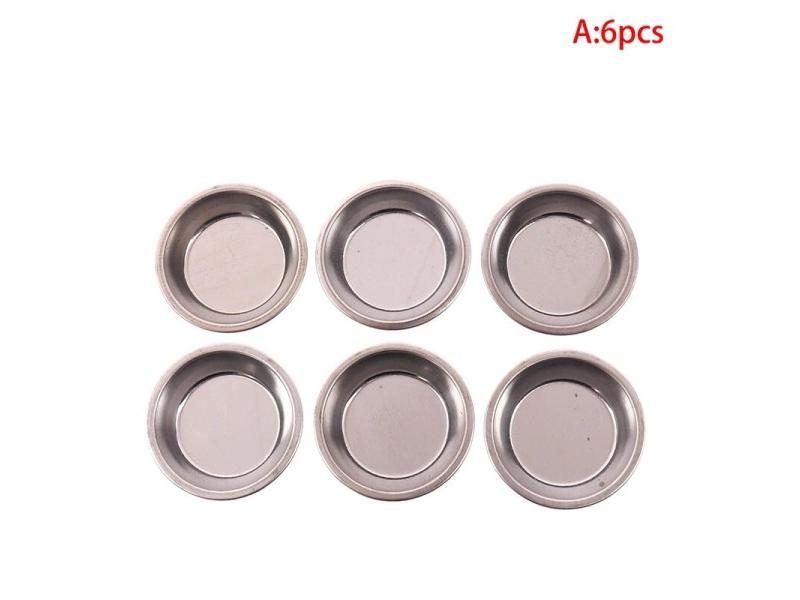 6pcs/set Metal Color Paint Tray For Gundam Model Tools Carousel 1