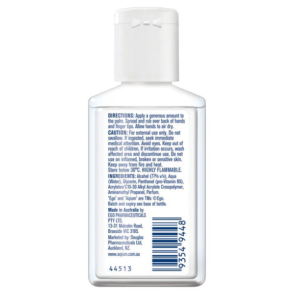 Aqium Antibacterial Hand Sanitiser 60ml Carousel 2