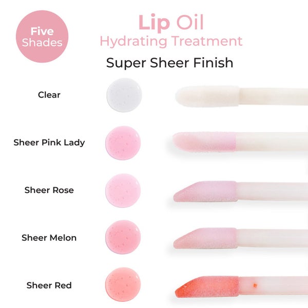 MCoBeauty Lip Oil Hydrating Treatment Sheer Melon Carousel 6