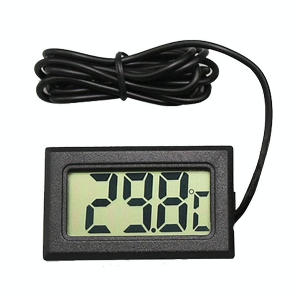 Mini Lcd Fridge Freezer Thermometer 1M Cable Black Carousel 1