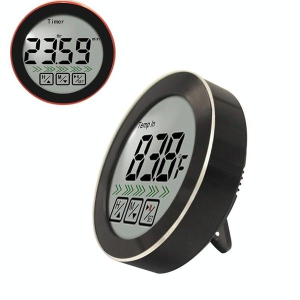 3 In 1 Thermometer: Room Temp Food Probe Countdown Carousel 1