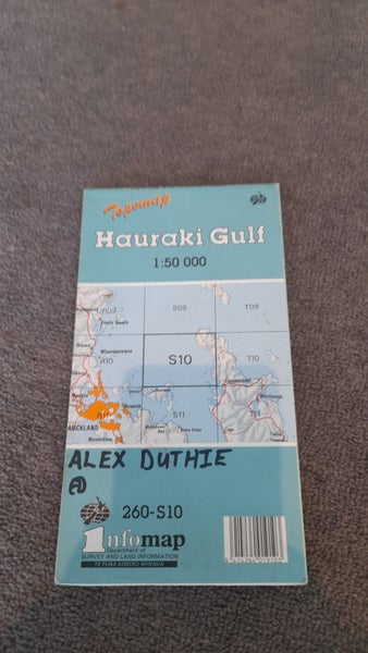 Topo Map Hauraki Gulf 260 – S10, 1995 Carousel 1