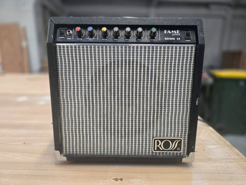 Legendary 1980s ROSS Reverb 25 Fame Series Guitar Amp629607231580191110