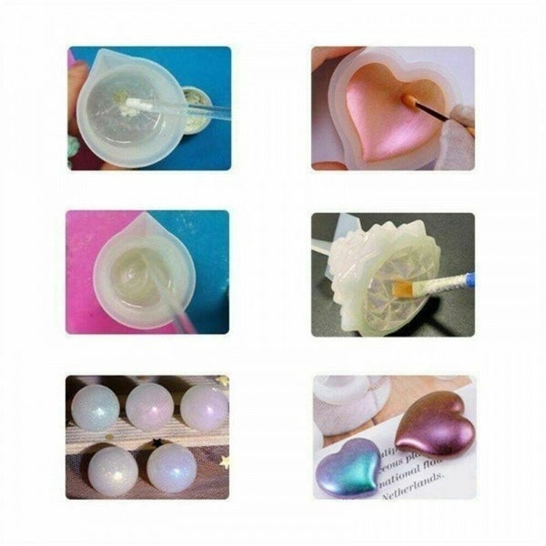 Mica Powder Resin Cosmetic Soap Nail Candle Pigment 20 Bottles Carousel 2
