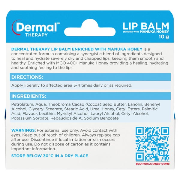 Dermal Therapy Lip Balm Enriched with Manuka Honey 10g Carousel 2