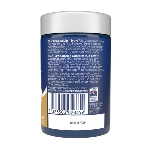 Bioglan Therapeutic Bladder Control Capsules 60 Carousel 2