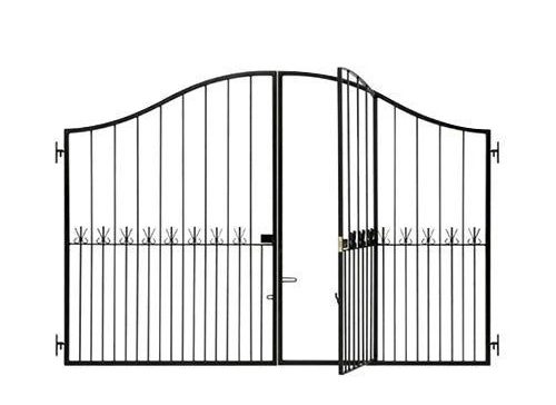 Steel Driveway Gate 3M x 2M with Pedestrian Door Shootbolt and Locks62967361467266111