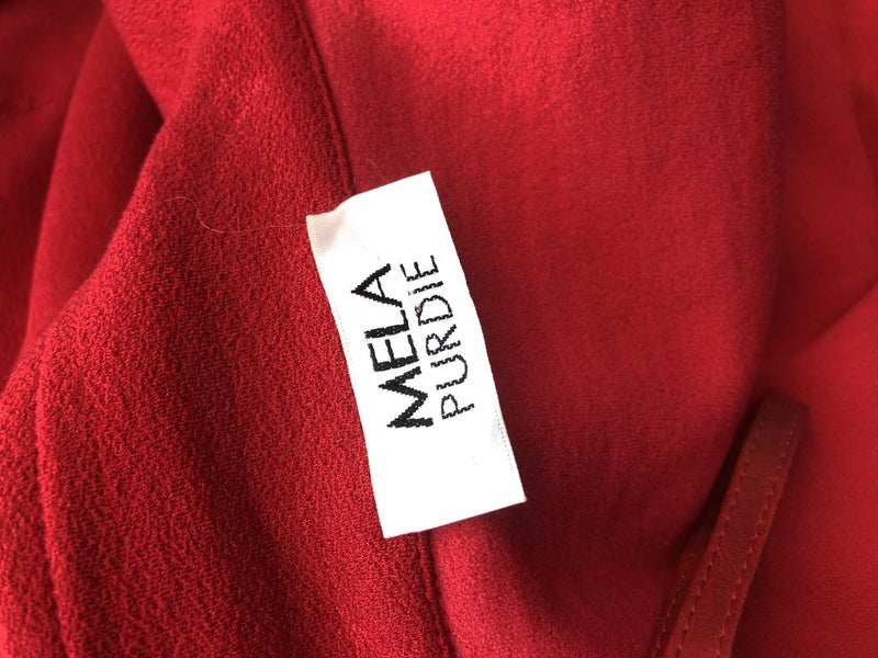 Mela Purdie coat red62958561505667114