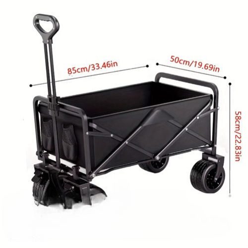 Beach Trolley - Heavy Duty (black) Carousel 2