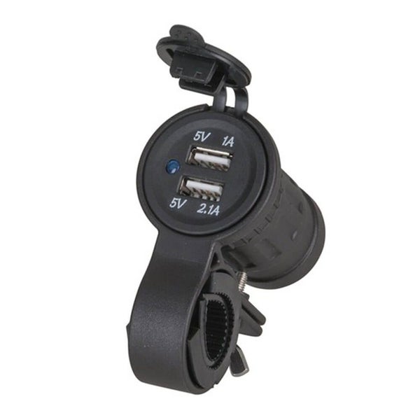 Motorcycle Dual USB Socket Mount Carousel 1