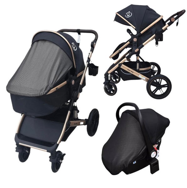 Preorder - Supra 3-in-1 Travel System - Stroller + Bassinet + Capsule Car Sea... Carousel 1
