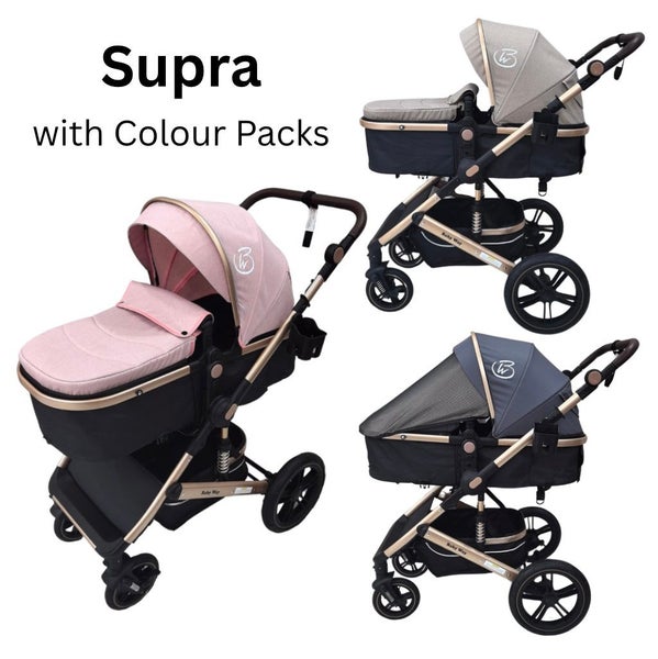 Preorder - Supra 3-in-1 Travel System - Stroller + Bassinet + Capsule Car Sea... Carousel 14