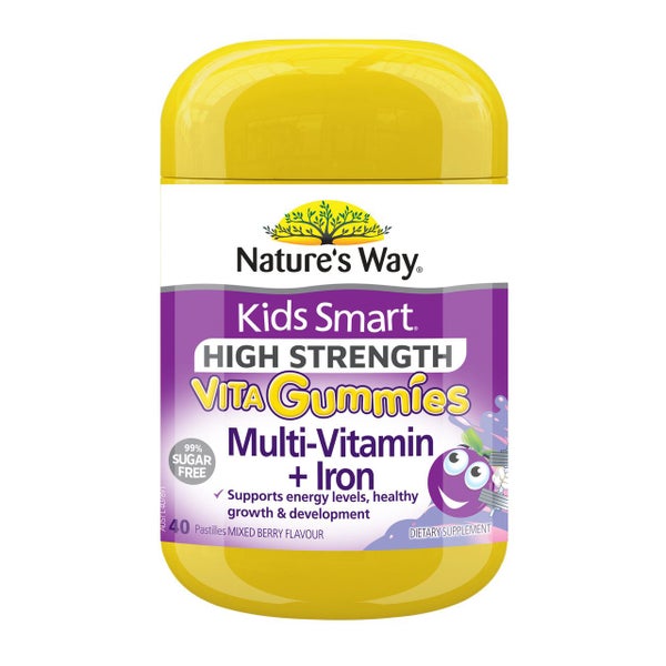 Nature's Way Kids Smart High Strength Vita Gummies Multi-Vitamin + Iron 40 Carousel 1