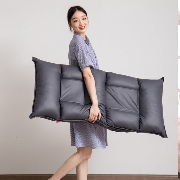 SOGA Grey Lounge Recliner Lazy Sofa Bed Tatami Cushion Collapsible Backrest S... Carousel 11