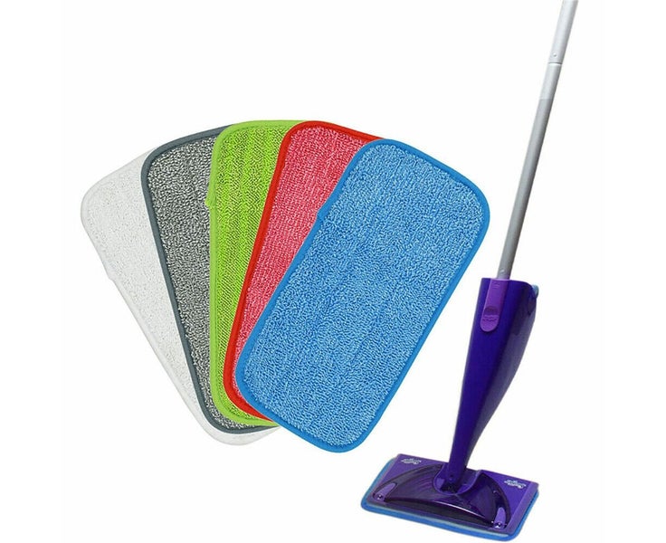 5Pcs Reusable Mop Pads Cleaning Sticky Replacement Cloths Mop for Swiffer Wet Carousel 1