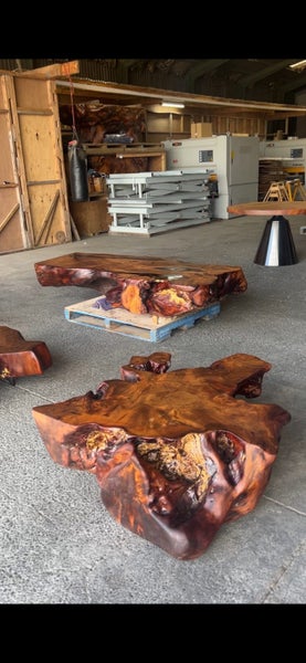 Solid Swamp Kauri Stump Piece Slab – Ideal for Woodworking Side Table Carousel 15
