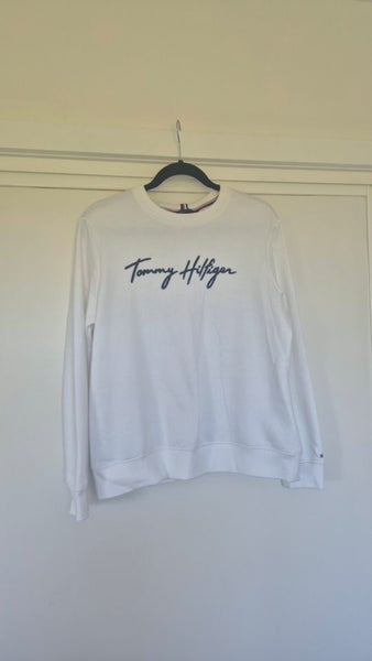 Tommy Hilfiger White Sweater with Logo62958562344579114