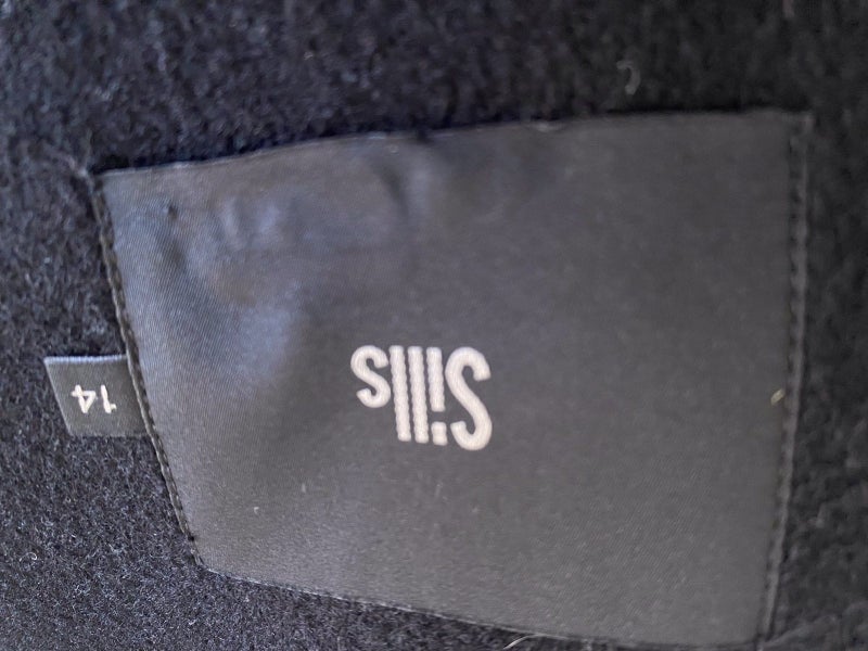 Sills black wool coat62960723292931112