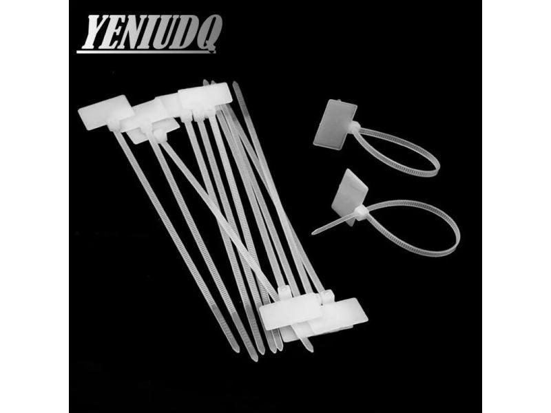 50Pcs Nylon Tie Tags Self-Locking Network Cable Zip Trim Wrap Loop Wire Straps Carousel 1