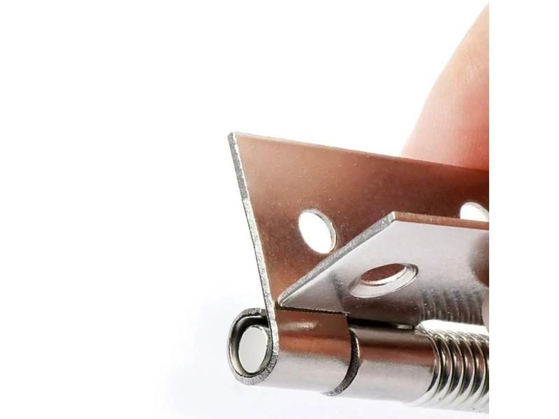 1Pc Door Hinges Cross Hinge Automatic Rebound Cabinet Cupboard Door Hinges For Carousel 1