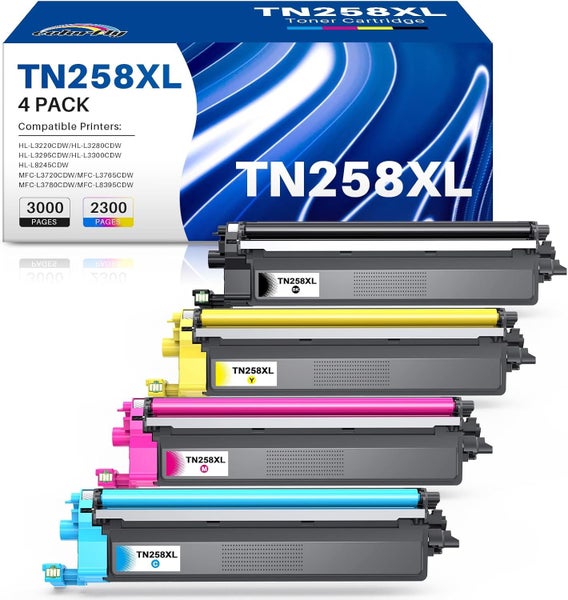 Brother TN258XL TN-258XL Toner for HL-L8240CDW, HL-L3240CDW, DCP-L3560CDW Carousel 1