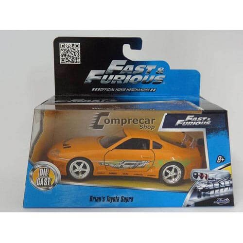 F&F 1995 Toyota Supra Orange 1:32 Scale Hollywood Ride Carousel 3