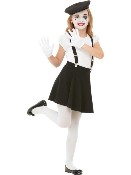 Mime Kit, Unisex Children, Black & White, One Size Carousel 1