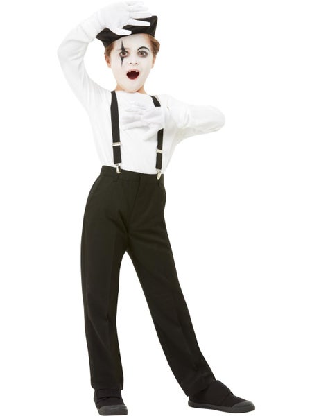 Mime Kit, Unisex Children, Black & White, One Size Carousel 2