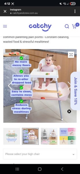 Highchair with Catchy - IKEA, Catchy, Baby, toddler Carousel 5