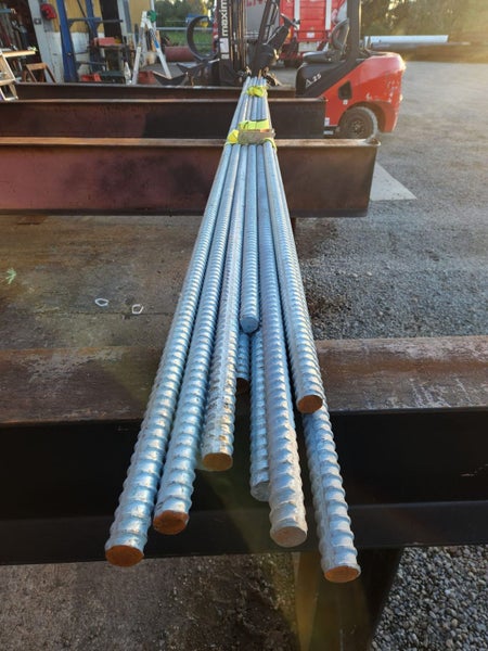 Galvanised Rebar - 32mm Thk x 5200mm L Carousel 1