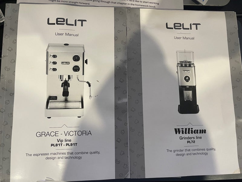 Lelit espresso machine and grinder - VIP line62967361681921113