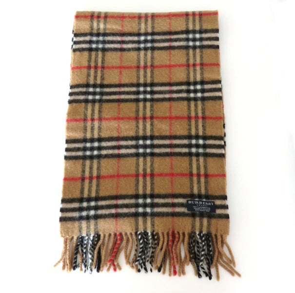 Burberry Archive Beige Check Lambswool Scarf Carousel 1