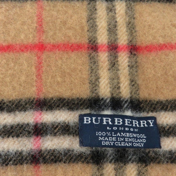 Burberry Archive Beige Check Lambswool Scarf Carousel 2