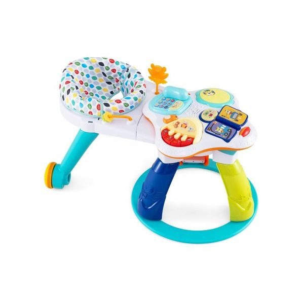 3 In 1 Baby Stationary Activity Center With Educational And Music Carousel 1