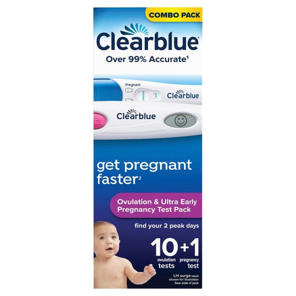 Clearblue Ovulation & Pregnancy Kit 10+1 Carousel 1