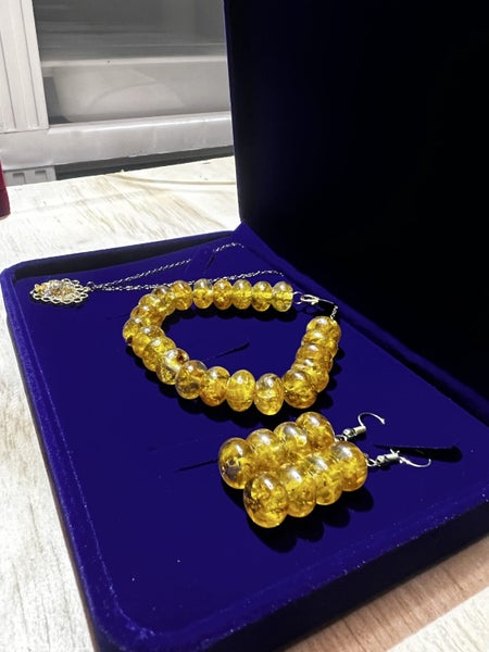 Stunning kauri gum jewelry combo Carousel 1