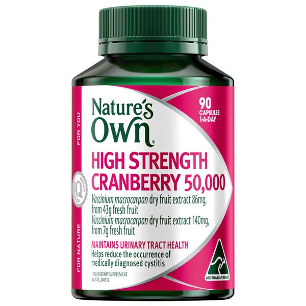 Nature's Own High Strength Cranberry 50,000 90 Capsules Carousel 1