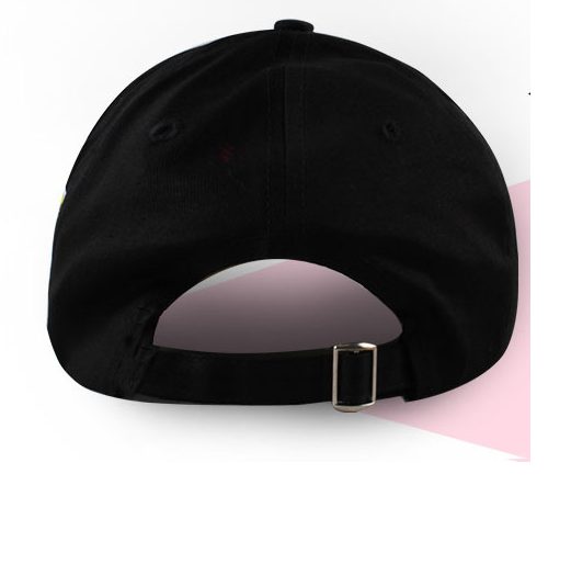 $1R: Black baseball cap &bold gold embroidery, Hip hop street style, adjustable.62967362008706112