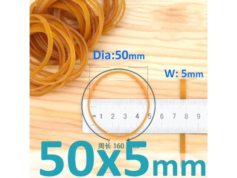 Diameter 20mm-75mm Width 2mm-10mm Yellow Rubber Bands Stretchable 1.5mm Thick Carousel 1