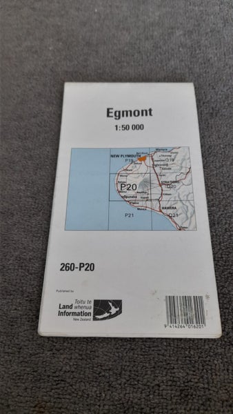 Topo Map Egmont 260 – P20, 1999 Carousel 1
