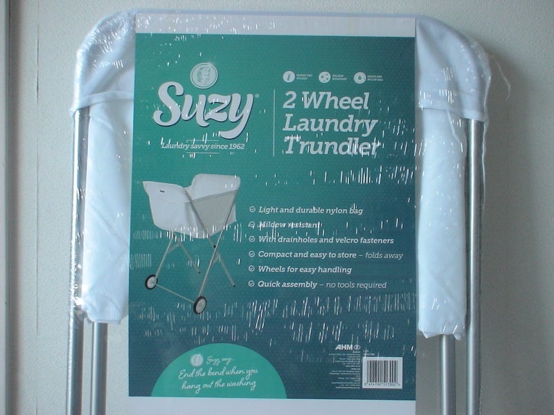 Suzy Laundry Hamper Trolley / Trundler With 2 Wheels Carousel 2